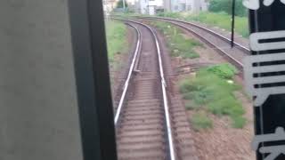 (桜内旅行XX２号) 車いすのお客さんに邪魔せず撮影しました。京王井の頭線 急行渋谷行き 永福町～下北沢～渋谷間 前面展望