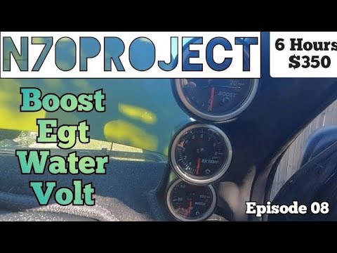 N70 Hilux Build      Installation of Egt Boost Water Temp Volt Gauges #N70 #Hilux #Build KUN26