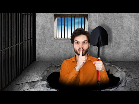 EU FUI PRESO, MAS EU FIZ UM BURACO GIGANTE NA MINHA CELA PARA FUGIR DA PRISÃO!