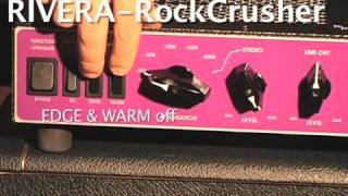 Video thumbnail for Rivera Rockcrusher w/ 1972 Marshall Super lead.  Why use a power attenuator by Rivera Amplification