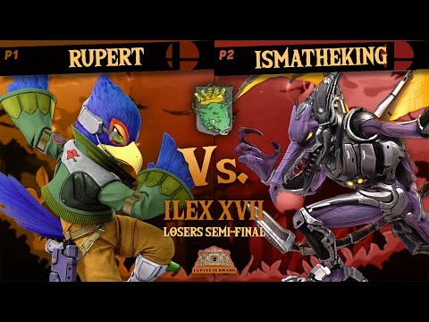 ILEX XVII Losers Semi-Final - Rupert (Falco) Vs. Ismatheking (Ridley, Pyra & Mythra) - SSBU