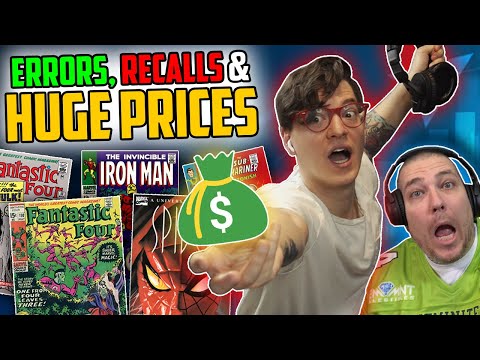 The RAREST Error & Recalled Comic Books Rising in Price! | Hot10 Runners Up List ft. GemMint