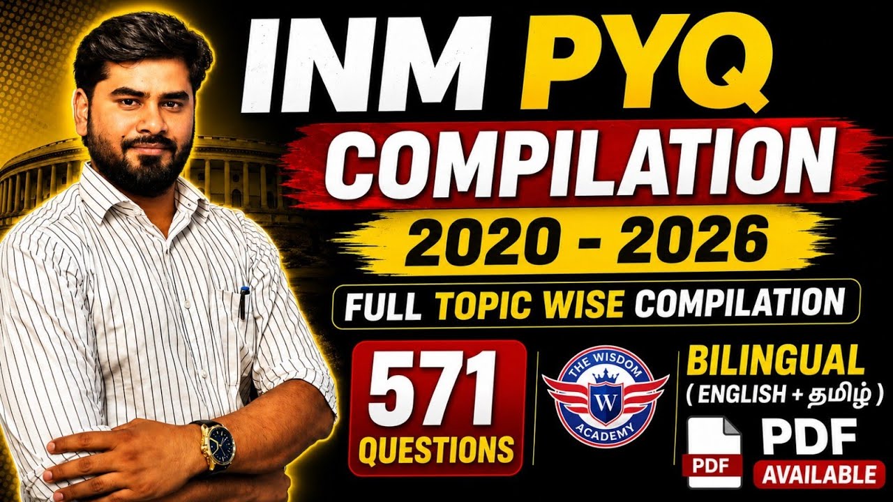 INM PYQ/ANALYSIS/TNPSC/PYQ/PDF/#tnpscgroup4 #tnpscgroup2 