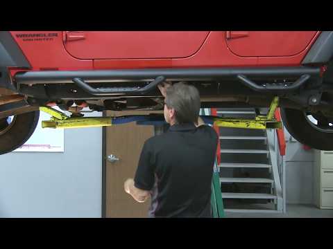 Go Rhino Dominator D2 Side Steps for 4 Door Jeep Wrangler JK Installation