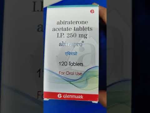 Abiraterone acetate tablets ip abirapro 250 mg tablet, glenm...