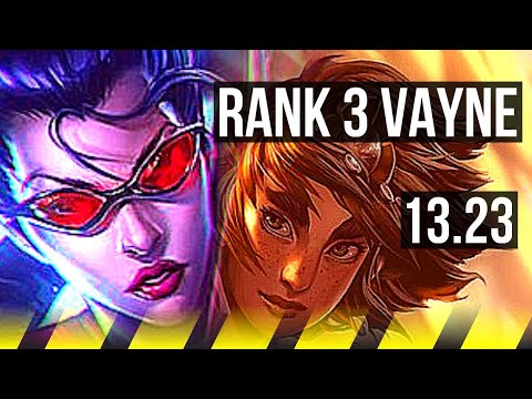 VAYNE & Pyke vs TALIYAH & Gangplank (ADC) | Rank 3 Vayne, Comeback, Godlike | NA Challenger | 13.23