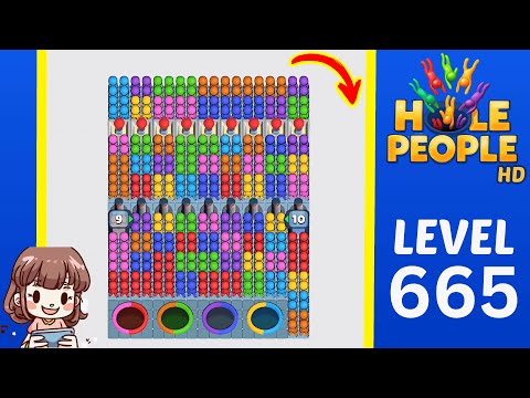Hole People Level 665 Solution Walkthrough