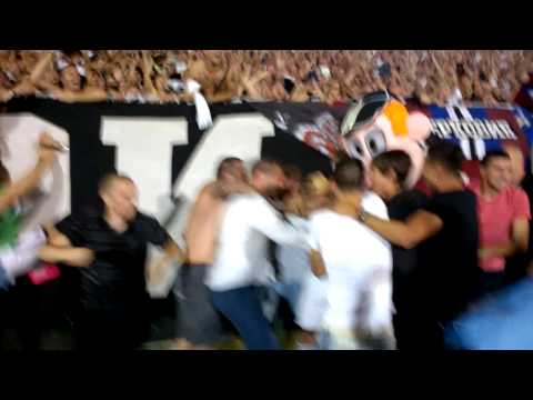 GOL TRUJIĆA! OPŠTE LUDILO... PARTIZAN - STEAUA 4:2