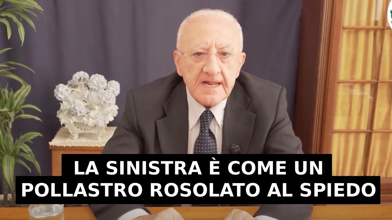DE LUCA CONTRO MELONI: «MISURA DEMAGOGICA SUL BOLLO AUTO, MA LA SINISTRA NON HA PROPOSTE»