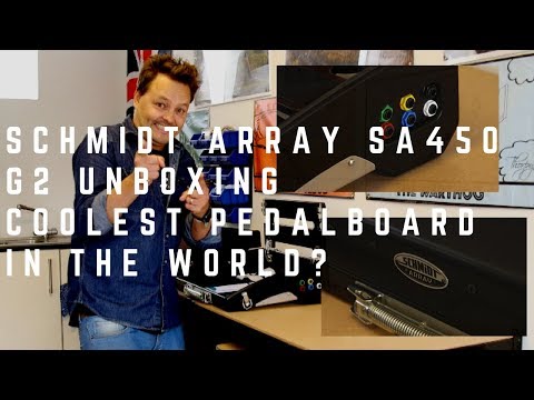 Schmidt Array SA450 G2 Unboxing - Coolest Pedalboard in the World?