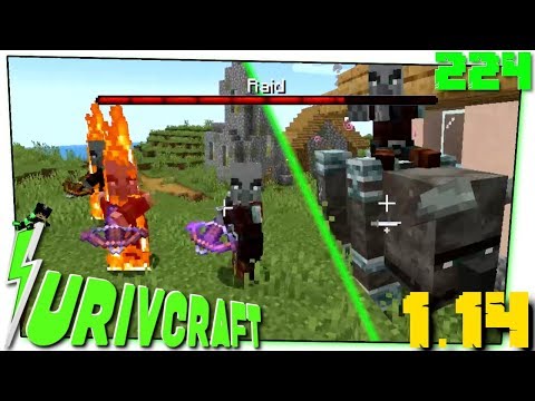 Surivcraft Ep.224 - 7 RAID al nostro VILLAGGIO