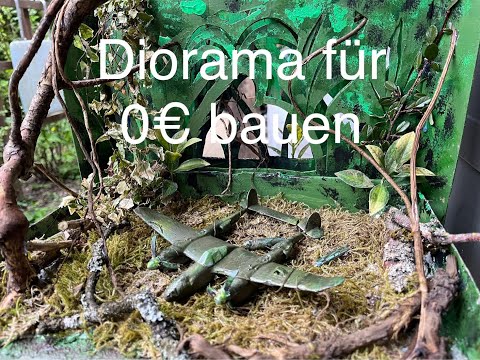 Diorama für 0€ Upcycling Projekt