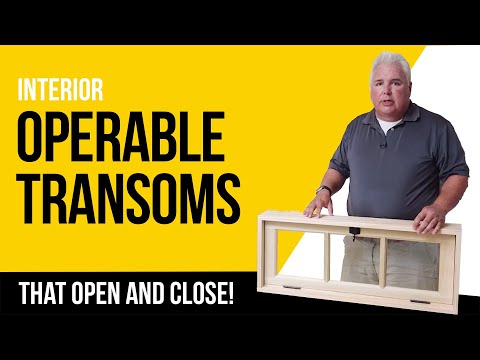 Need Ventilation? Transom Windows That Open and Close