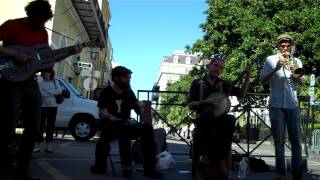 Morgan O'Kane and Friends Busking on Royal and Conti