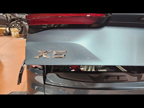 2024 BMW X5 rear bumper removal.