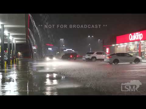 04-04-2022 Denton, Texas Severe Storms-Flooded Cars-Taking Shelter-Damaging Winds