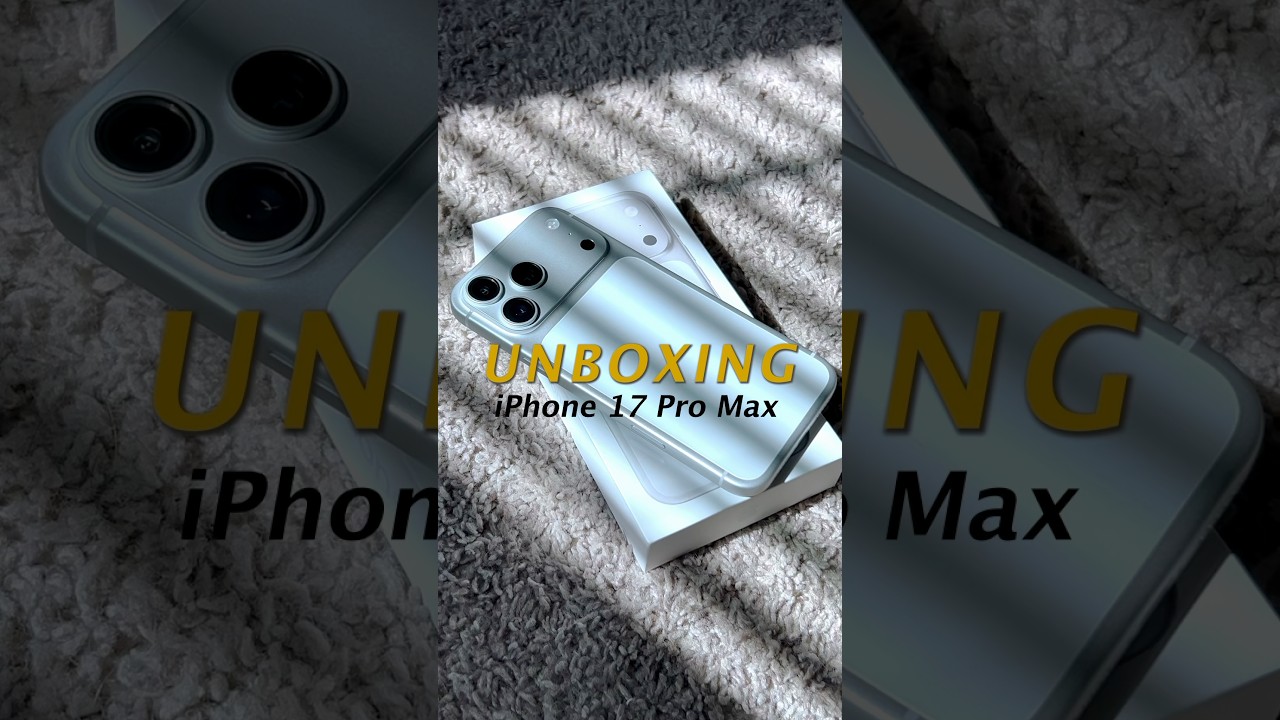 NEW PHONE, WHO DIS?! IPHONE 17 PRO MAX UNBOXING 📲 | Fayy Lenee Shorts