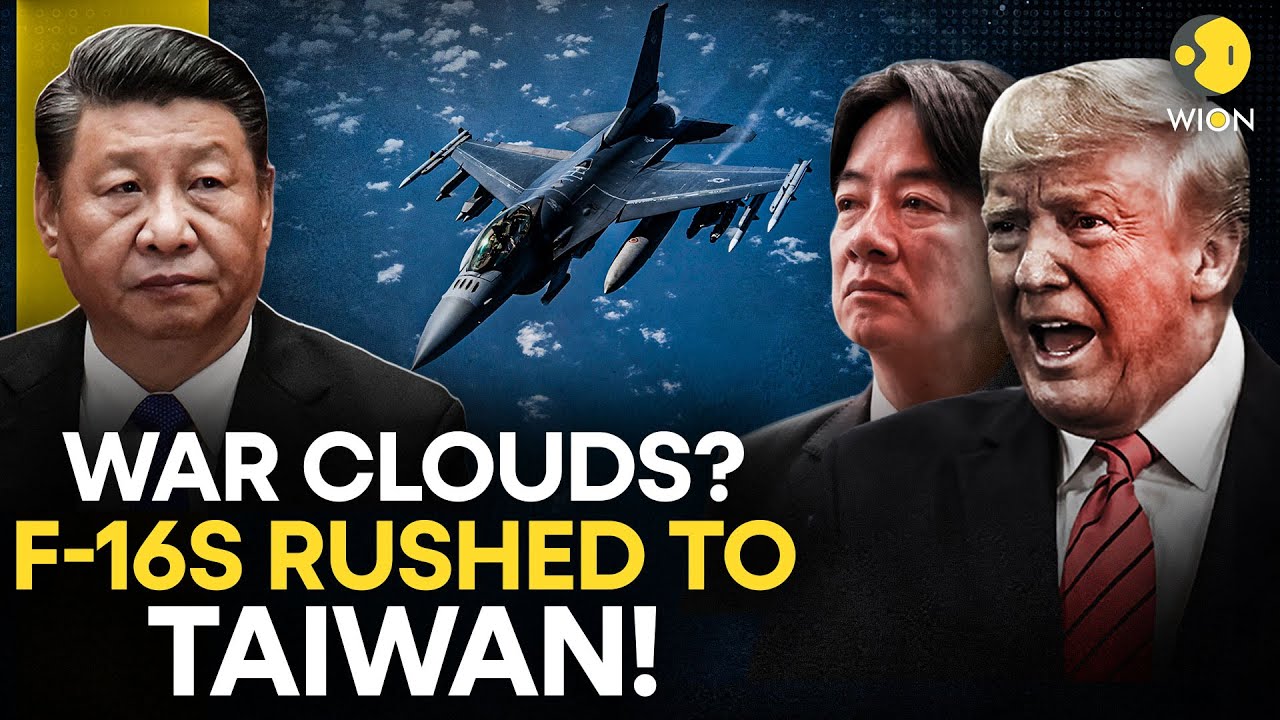 China-Taiwan Tensions: War Alert? US Rushes F-16s to Taiwan Amid Rising China Threat |WION Originals