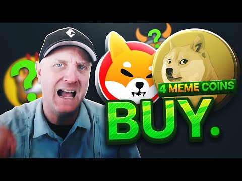BEST 4 Meme Coins TO BUY Right NOW????????