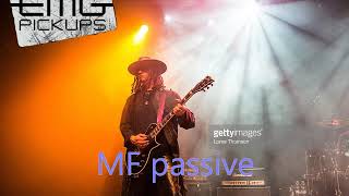 Video thumbnail for EMG Fat 55 & Super 77 Retroactives vs MF passive pickup comparison video by Gav King by Gav King