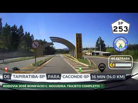 SÓ ESTRADA | SP-253 | DE TAPIRATIBA-SP PARA CACONDE-SP | RODOVIA DEPUTADO JOÃO BRAVO CALDEIRA