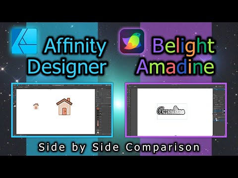 Affinity Designer and Amadine Side by Side Comparison (Part 1)