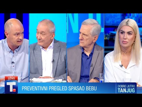 DOBRO JUTRO TANJUG  - Preventivni pregled spasao bebu • Dimitrije Nikolić i Olivera Jovivić
