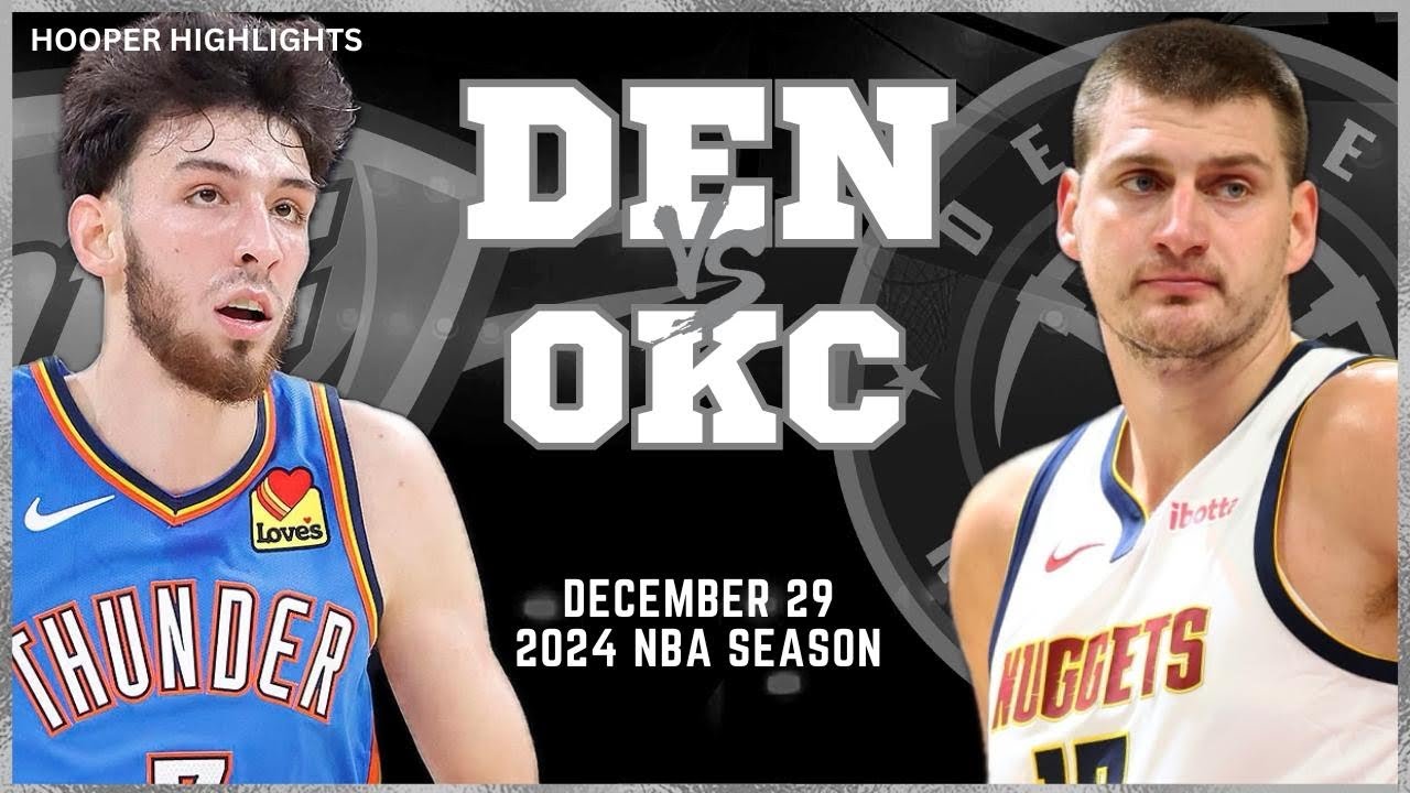 30.12.2023 | Denver Nuggets 93-119 Oklahoma City Thunder