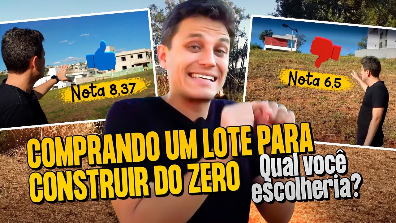 VOU CONSTRUIR UMA CASA DO ZERO: qual o melhor lote para comprar? | Engenheiro Matheus