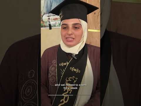 Gaza student tops national exams despite war and displacement