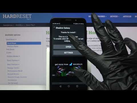 How to Apply Magic Fluids Wallpaper on HUAWEI Honor Play 7 – Install Galaxy Wallpaper