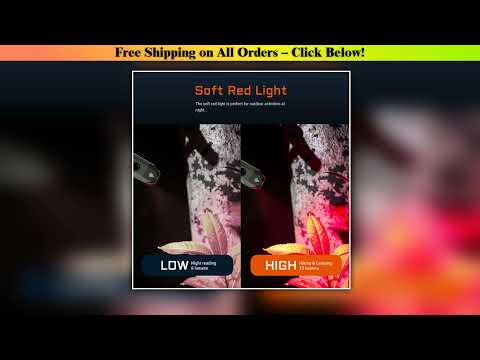 ACEBEAM UC20 Rechargeable Flashlight DC Flat With Red Light UV And White LED 1000 Lumens Portable