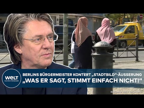MIGRATION: "Stadtbild"-Debatte um Merz! Berlins Bürgermeister Kai Wegner widerspricht Kanzler