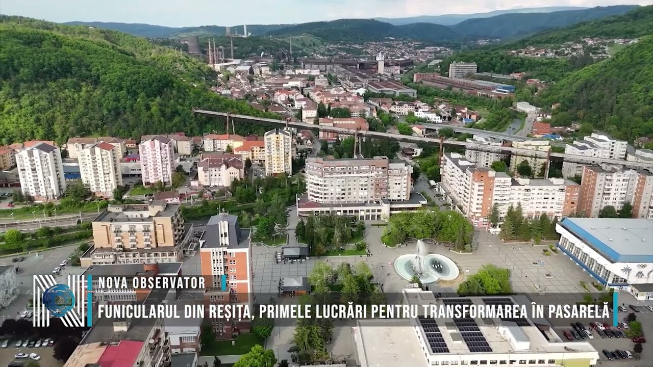 Funicularul din Reșița, primele lucrări pentru transformarea în pasarelă