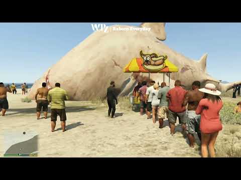 GTA 5 - HIU MEGALODON TERBESAR DALAM SEJARAH ‼️#gta5 #gta #wahyuwpz #gaming #games #viral #trending