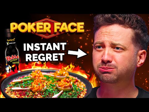 "SHOW NO REACTION" Poker Face Extreme Food Challenge | Sorted Food