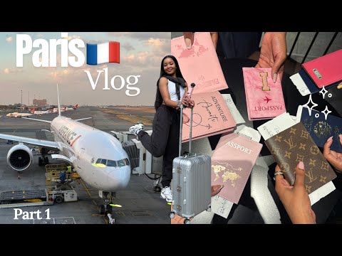 PARIS VLOG🇫🇷: PART 1- preps💅🏼, shein haul 🛍️, lunch date 🥘, depart 🛫