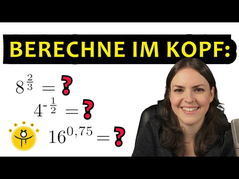 POTENZEN im Kopf berechnen – RATIONALE Exponenten, OHNE Taschenrechner