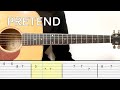 Alex G - Pretend (Easy Guitar Tutorial Tabs)