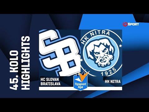 45. kolo: HC Slovan Bratislava - HK Nitra 1:4 (0:0, 0:1, 1:3)