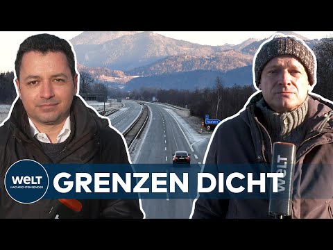 Deutsche Grenzkontrollen in Kraft getreten: Grenzen zu Tschechien und Tirol nahezu dicht