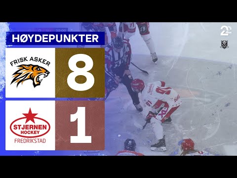 Frisk Asker 8 - 1 Stjernen - Høydepunkter