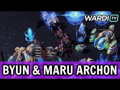 ByuN & Maru play ARCHON MODE?!