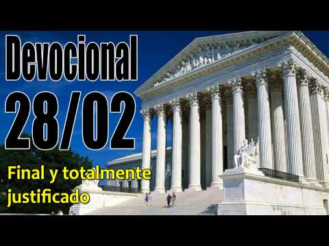 Final y totalmente justificado. Devocional John Piper Solid Joys 28/02
