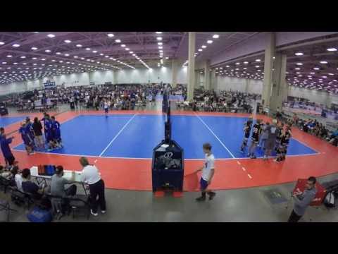 USAV 13U 352 Elite vs San Clemente - 2nd Set - 1 of 2 - GOPR1179