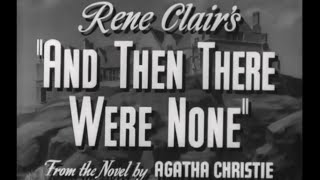 FULL MOVIE "And Then There Were None" / "Ten Little Indians" 1945 in HD