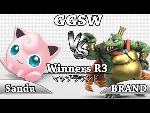 GGSW 119 - Sandu (Jigglypuff) Vs BRAND (K.Rool) Smash Ultimate Winners R3