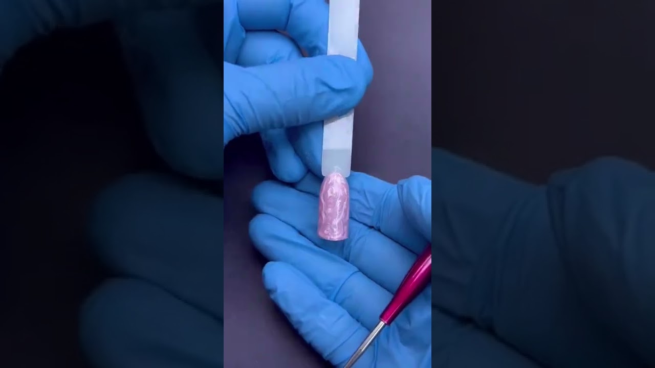 Esmalte Em Gel Real Love Efeito Marmore Demonstração