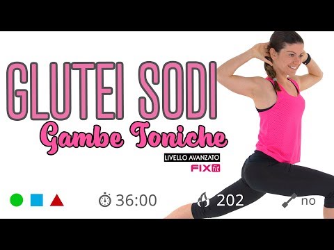 Esercizi Per Gambe Toniche, Glutei Sodi e Addominali! Allenamento GAG Senza Salti