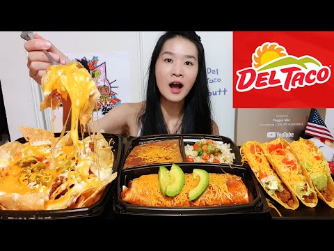 VERY CHEESY! DEL TACO Feast - Queso Loaded Nachos,...